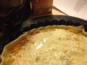 quiche avant cuisson