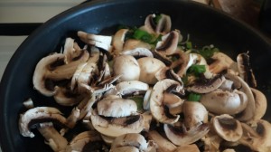 emincé champignons